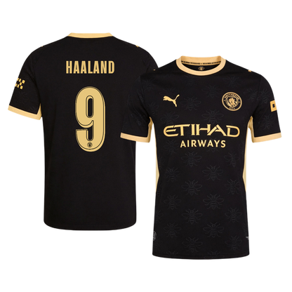 HAALAND #9 Manchester City Játékos Verzió Idegenbeli Mez 2026/27 Fekete - UCL
