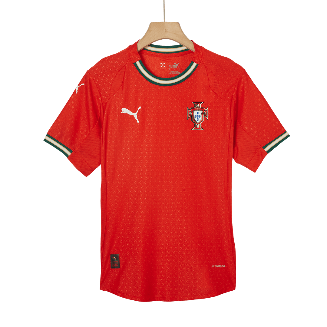 RONALDO #7 Portugália Játékos Otthon Mez 2025 Piros