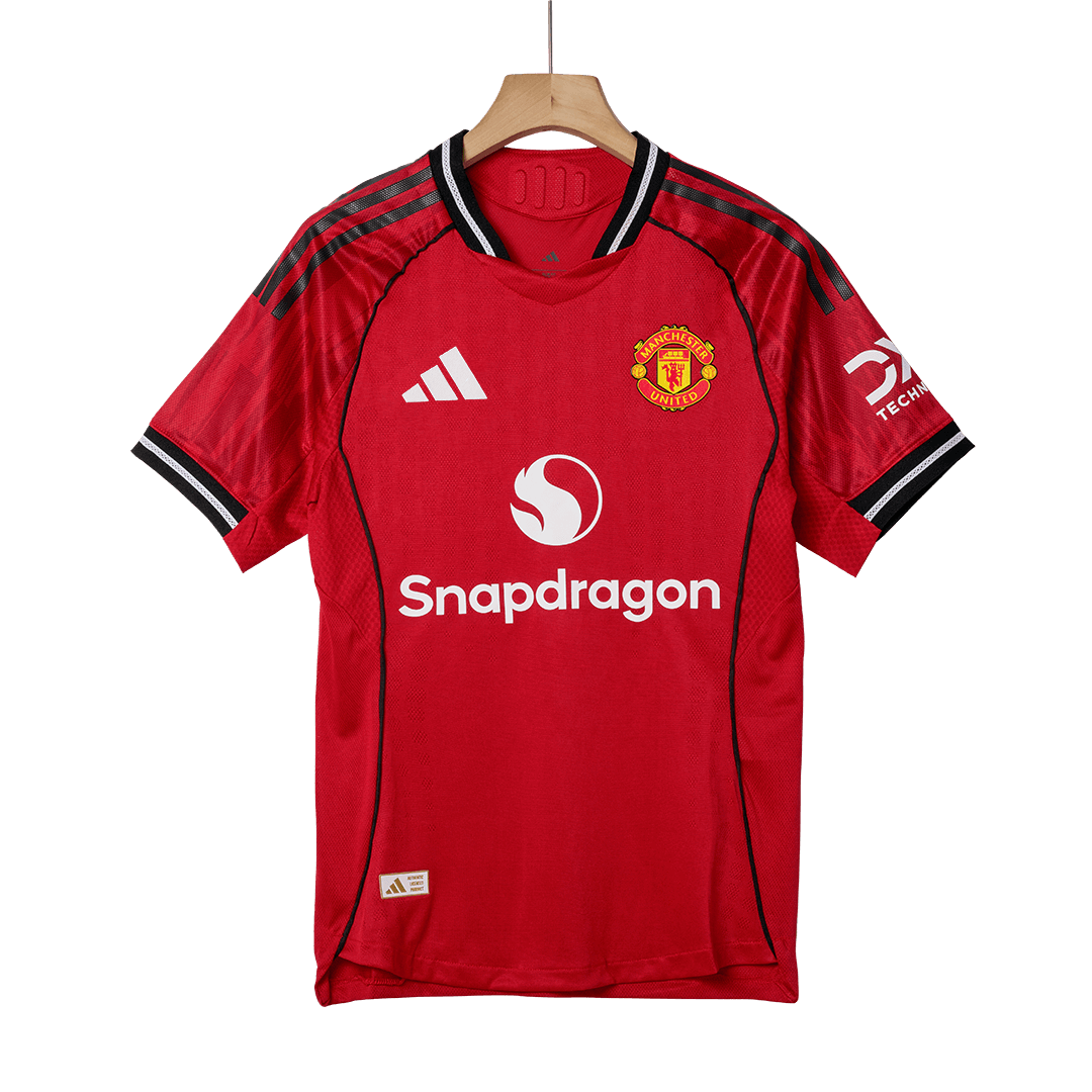 ŠEŠKO #30 Manchester United Játékos Otthon Mez 2025/26 Piros