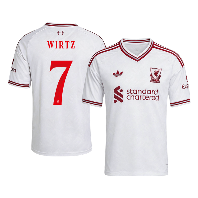 WIRTZ #7 Liverpool Idegenbeli Mez 2026/27 Fehér