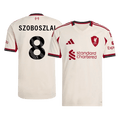 SZOBOSZLAI #8 Liverpool Idegenbeli Mez 2025/26 Fehér