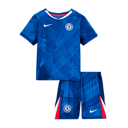 Gyerekeknek Chelsea Otthon Soccer Mez Készlet(Mez+Rövidnadrág) 2025/26 Kék