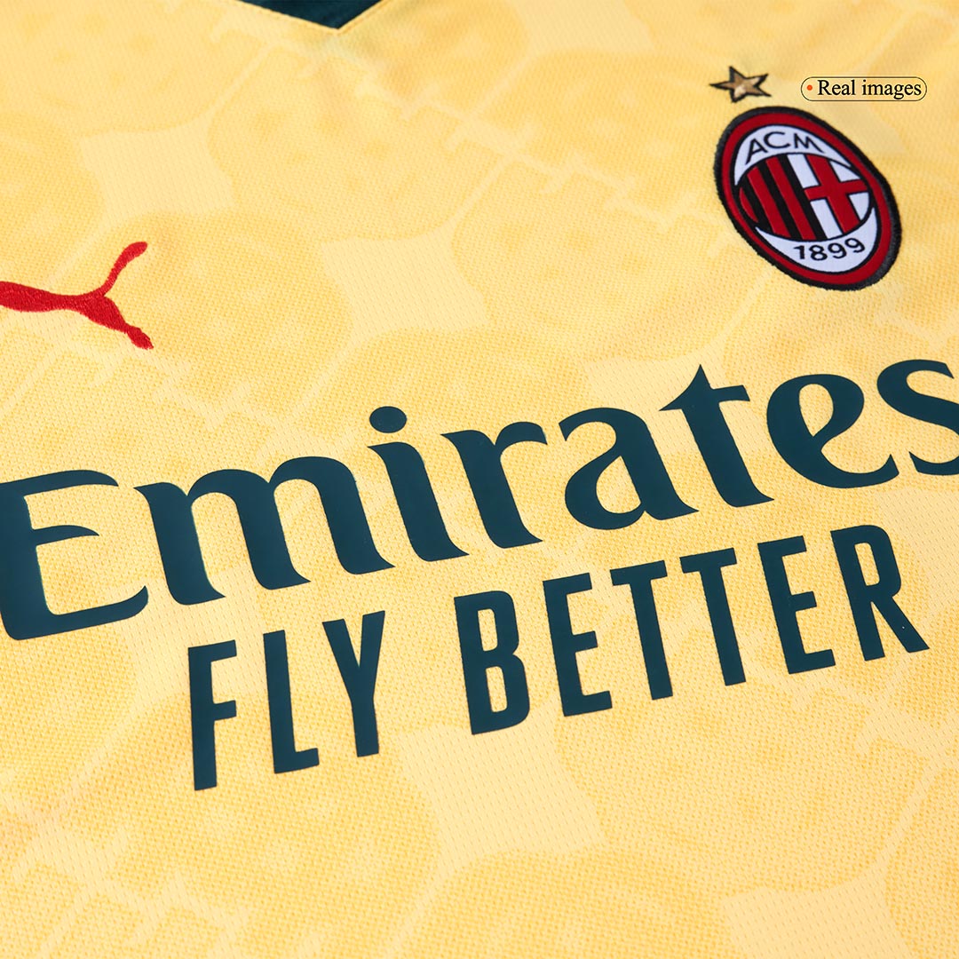 AC Milan Idegenben Harmadik Mez Szett (Mez + Nadrág) 2025/26- Sárga