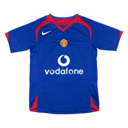 Manchester United Idegenbeli Retro Futball Mez 2005/06 Kék 2025/26