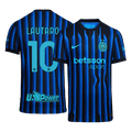 LAUTARO #10 Játékos Inter Milan Otthon Soccer Mez 2025/26 Kék&Fekete