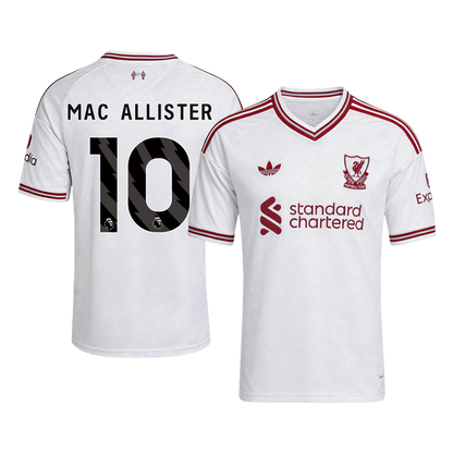 MAC ALLISTER #10 Liverpool Idegenbeli Mez 2026/27 Fehér
