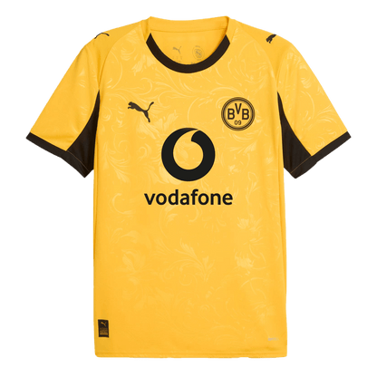 Borussia Dortmund Season Cup Rövid Ujjú Ing 2025/26 Sárga