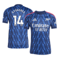 GYÖKERES #14 Arsenal Idegenbeli Soccer Mez 2025/26 Kék