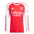Arsenal Otthoni Hosszú Ujjú Soccer Mez 2025/26 Piros