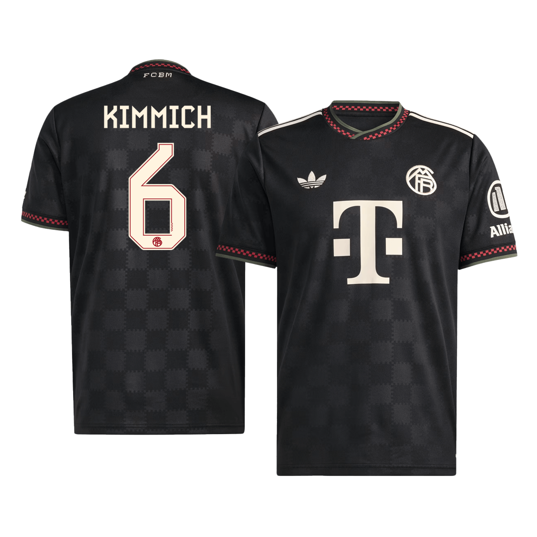 KIMMICH #6 Bayern Munich Idegenbeli Harmadik Mez 2025/26 Fekete