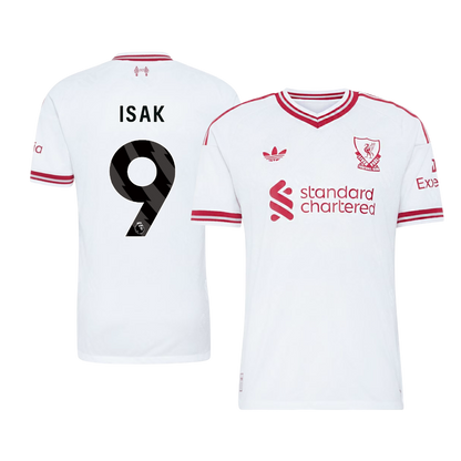 ISAK #9 Liverpool Játékos Verzió Idegenbeli Mez 2026/27 Fehér