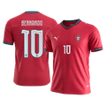 BERNARDO #10 Portugália Hazai Világbajnoki Mez 2026 Piros