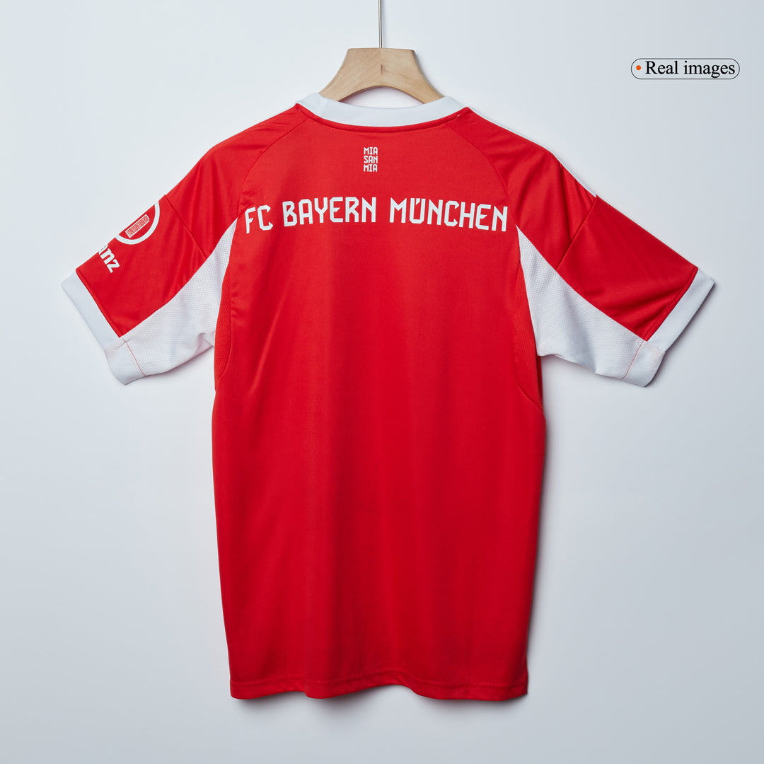 KANE #9 Bayern Munich Otthon Soccer Mez 2025/26 Piros