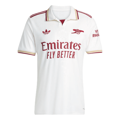 Arsenal Harmadik Mez Szett (Mez+Nadrág+Zokni) 2025/26 Fehér