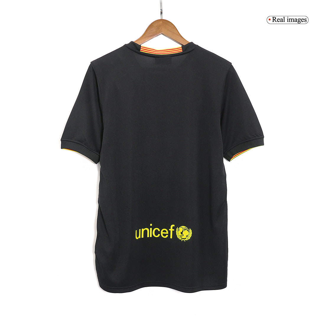 Barcelona Idegenbeli Harmadik Retro Futball Mez 2013/14 Fekete