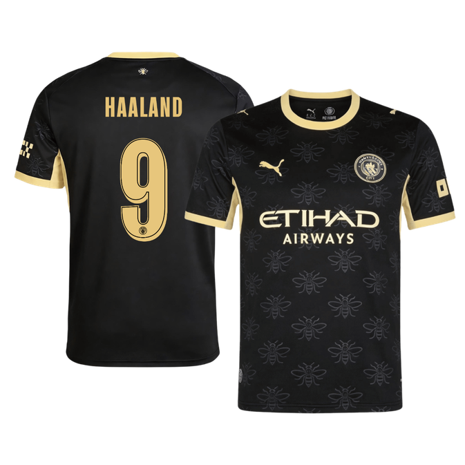 HAALAND #9 Manchester City Idegenbeli Mez 2026/27 Fekete