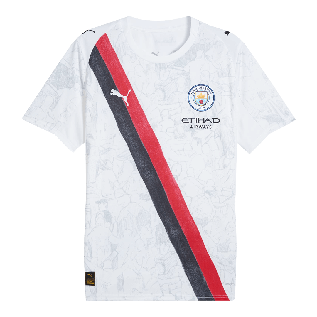 Manchester City Futball Mez 2025/26 Fehér