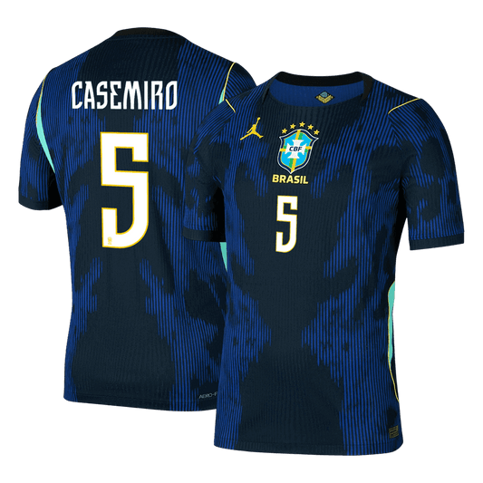 CASEMIRO #5 Brazília Játékos Verzió Idegenbeli Mez Világbajnoki 2026