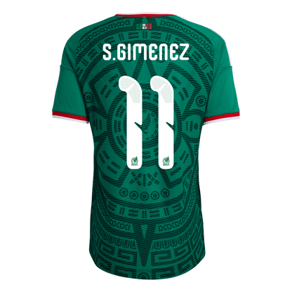 S.GIMENEZ #11 Mexikó Játékos Verzió Hazai Világbajnoki Mez 2026 Zöld