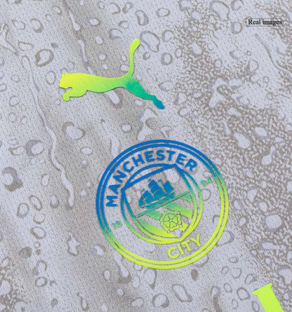 Manchester City Gyerek Harmadik Készlet(Mez+Nadrág+Zokni) 2025/26 Szürke