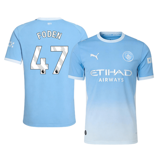 FODEN #47 Manchester City Játékos Verzió Hazai Mez 2026/27 Kék