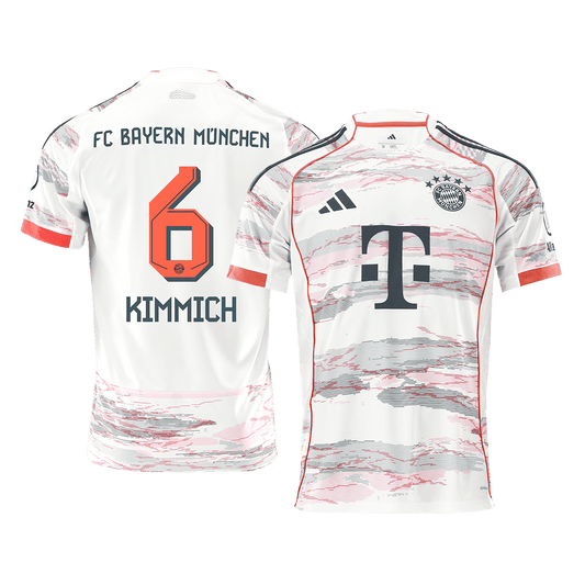 KIMMICH #6 Bayern Munich Idegenbeli Mez 2025/26 Fehér