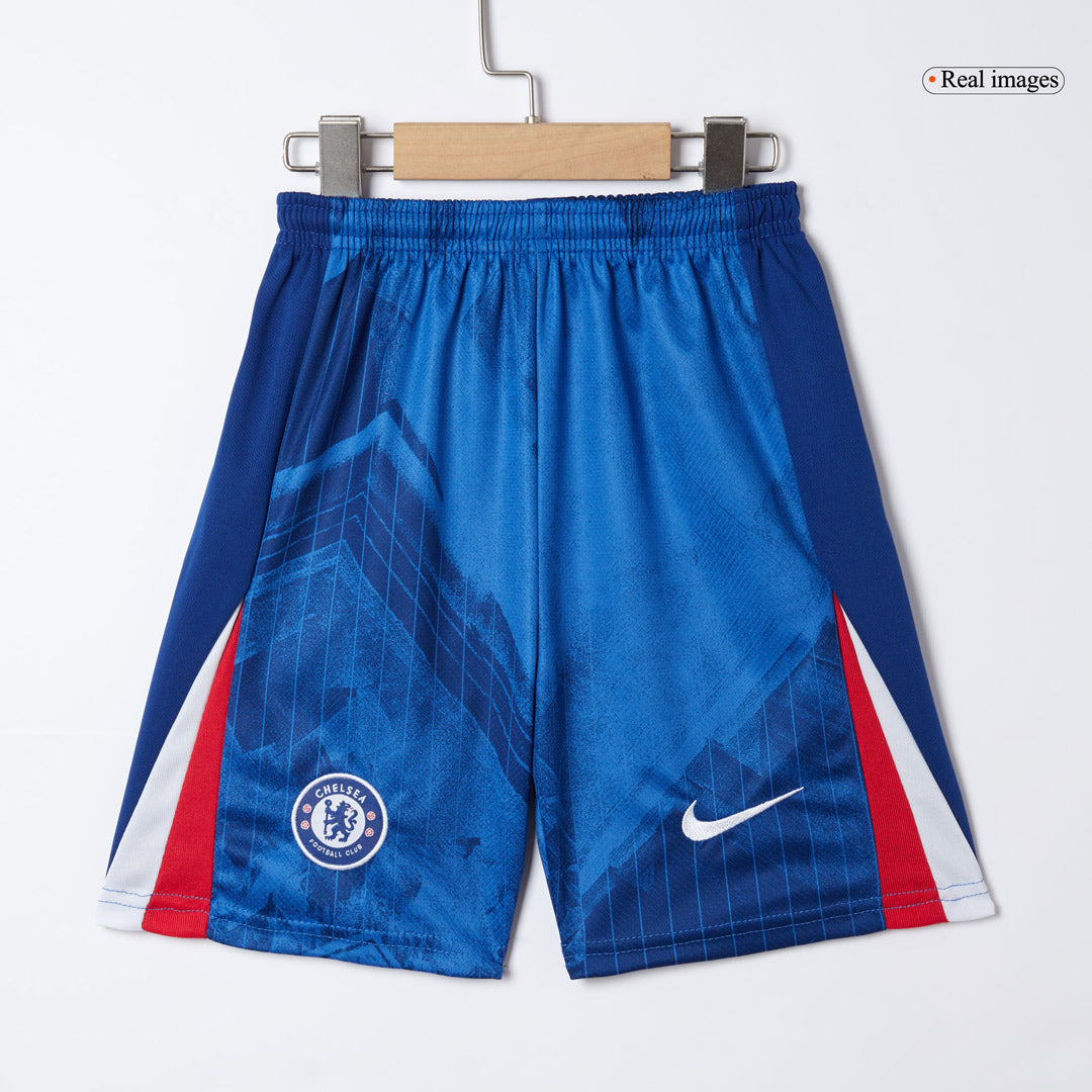 Gyerekeknek Chelsea Otthon Soccer Mez Készlet(Mez+Rövidnadrág) 2025/26 Kék