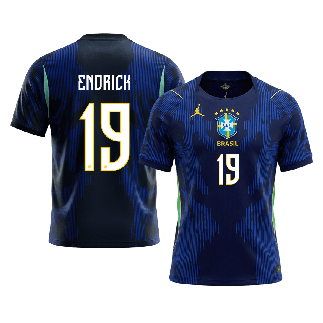 ENDRICK #19 Brazília Idegenbeli Mez 2026 Sötétkék