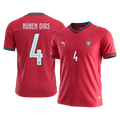 RÚBEN DIAS #4 Portugália Hazai Mez 2026 Piros