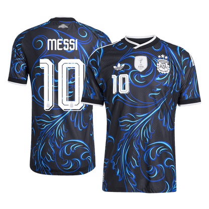MESSI #10 Argentína Játékos Verzió Idegenbeli Mez Világbajnoki 2026 Fekete