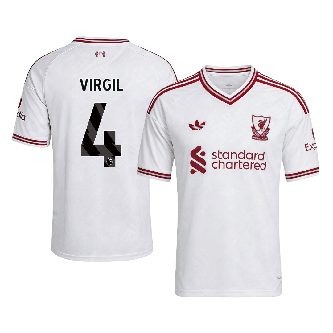 VIRGIL #4 Liverpool Idegenbeli Mez 2026/27 Fehér