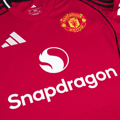 MOUNT #7 Manchester United
 Otthon Futball Mez 2025/26 Piros