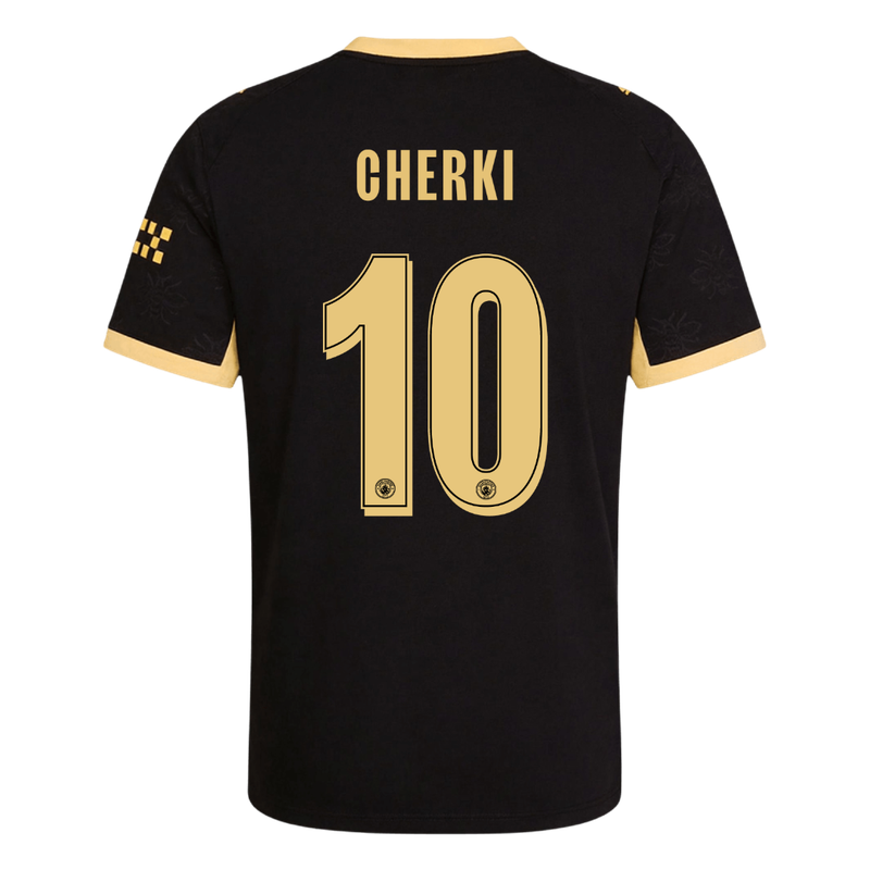 CHERKI #10 Manchester City Játékos Verzió Idegenbeli Mez 2026/27 Fekete - UCL