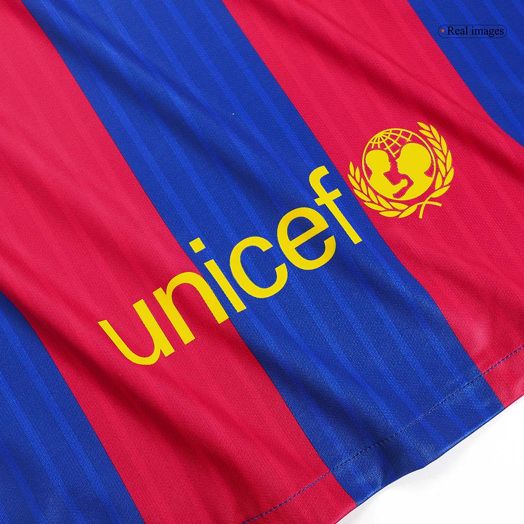 Barcelona Otthon Retro Futball Mez 2016/17 Piros&Kék