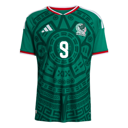 Raúl #9 Mexikó Játékos Verzió Hazai Mez Világbajnoki 2026 Zöld