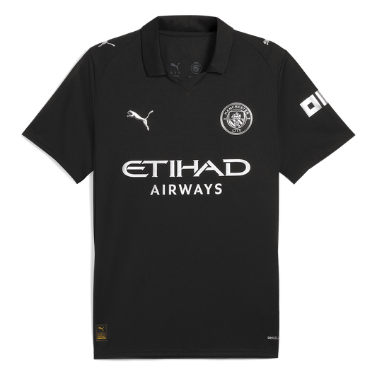 Manchester City Idegenbeli Futball Mez 2025/26 Fekete
