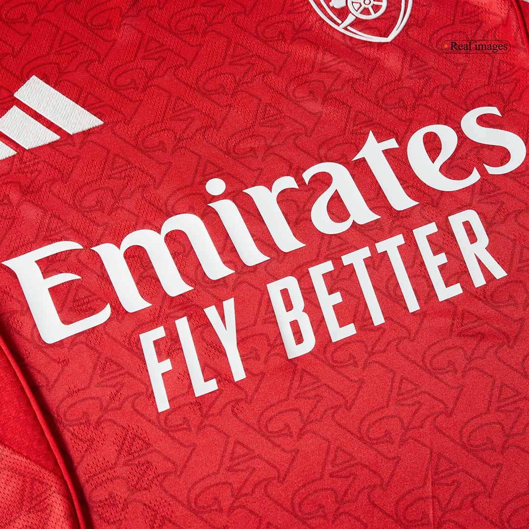 SAKA #7 Játékos Arsenal Otthoni Soccer Mez 2025/26 Piros