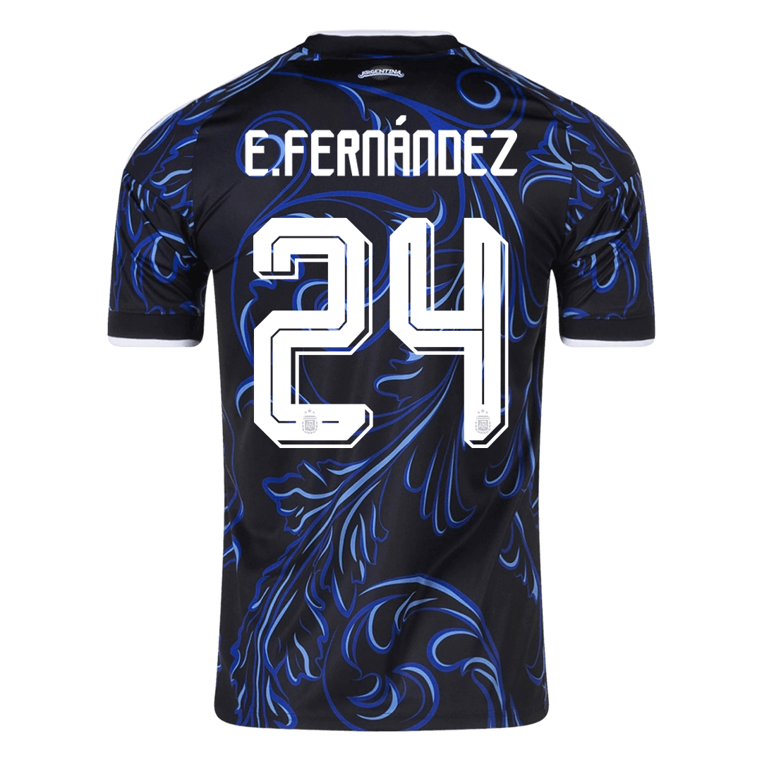 E. FERNÁNDEZ #24 Argentína Idegenbeli Mez 2026 Fekete