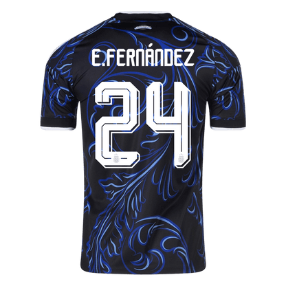 E. FERNÁNDEZ #24 Argentína Idegenbeli Mez 2026 Fekete