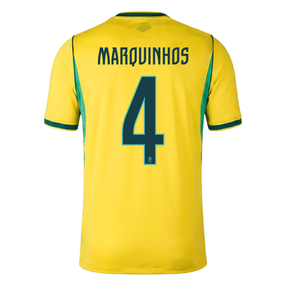 MARQUINHOS #4 Brazília Hazai Mez 2026 Sárga