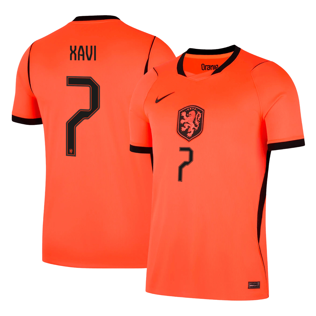 XAVI #7 Hollandia Hazai Mez 2026 Narancs