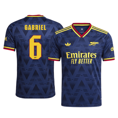 GABRIEL #6 Arsenal Játékos Verzió Idegenbeli Mez 2026/27 - UCL