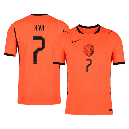 XAVI #7 Hollandia Játékos Verzió Hazai Mez Világbajnoki 2026 Narancs