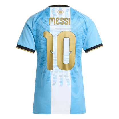 Női MESSI #10 Argentina Futball Mez 2026