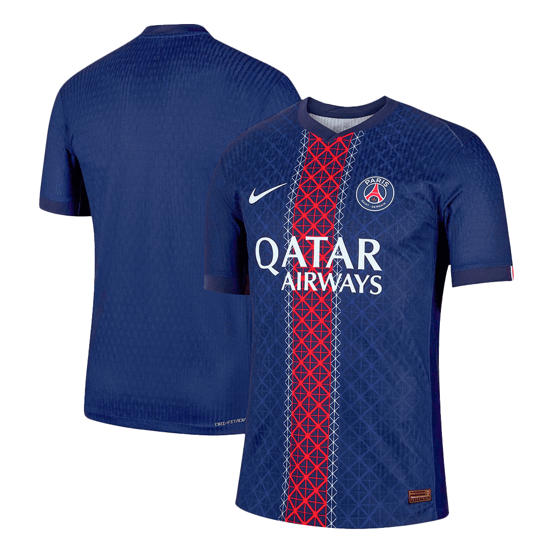 Játékos PSG Otthon Soccer Mez 2025/26 Haditengerészet