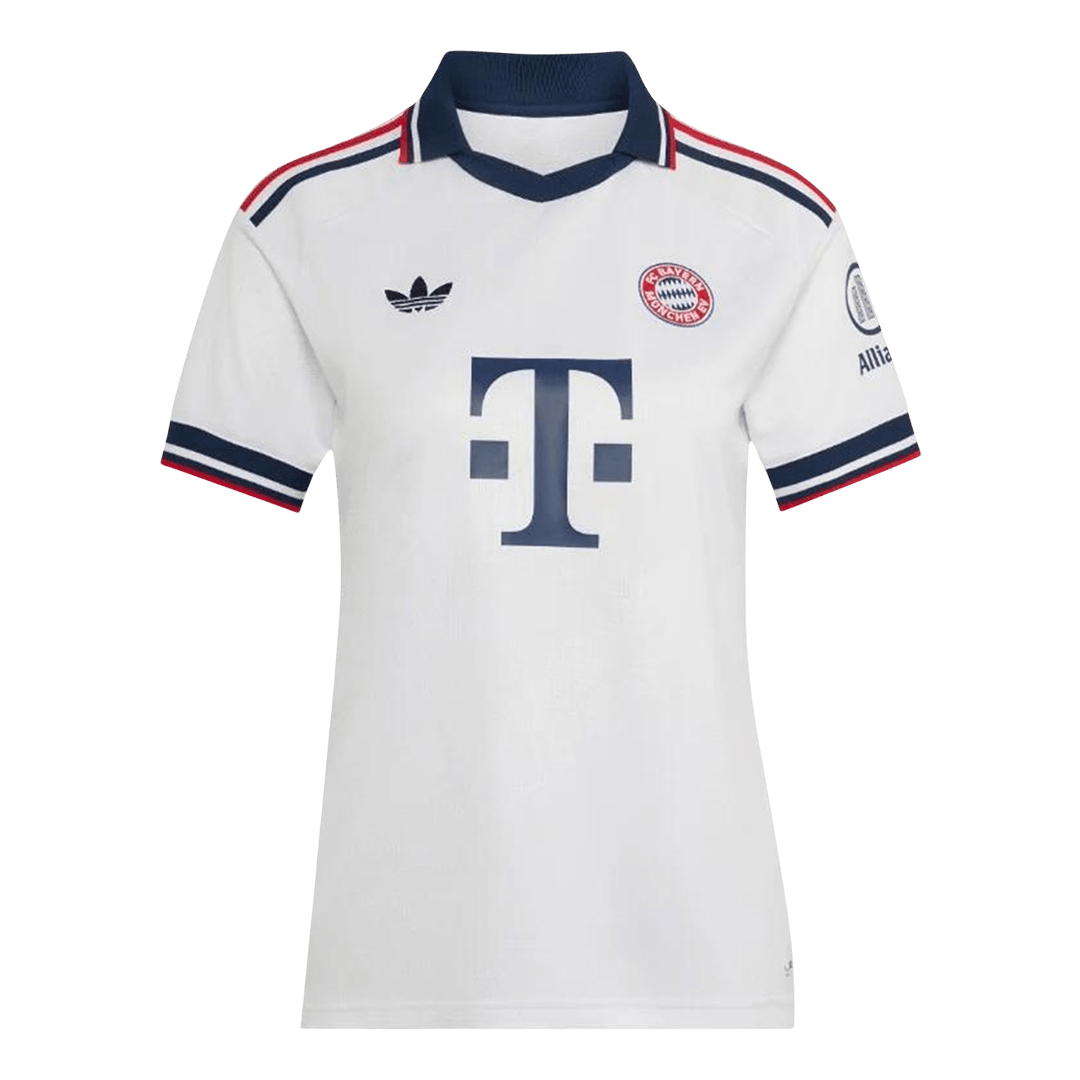 Női Bayern Munich Idegenbeli Futball Mez 2026/27 Fehér