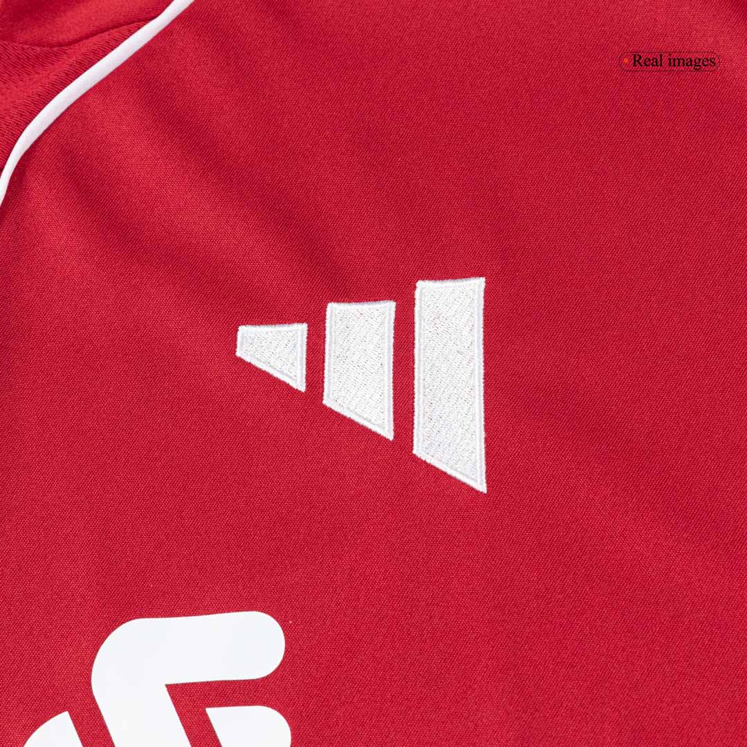 WIRTZ #7 Liverpool Otthon Soccer Mez 25/26 Piros