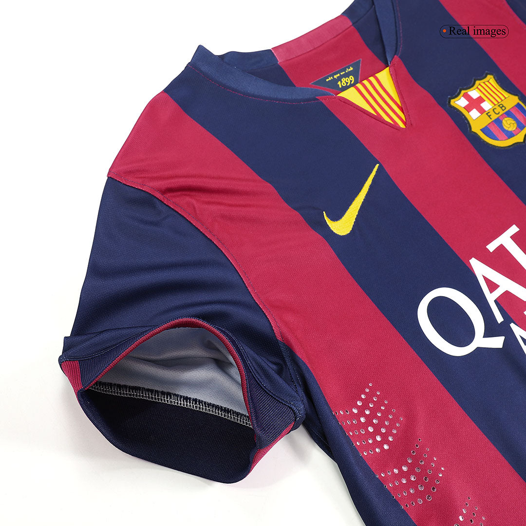 MESSI #10 Barcelona Otthon Retro Mez 2014/15
