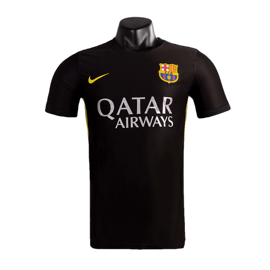 Barcelona Idegenbeli Harmadik Retro Futball Mez 2013/14 Fekete 2025/26