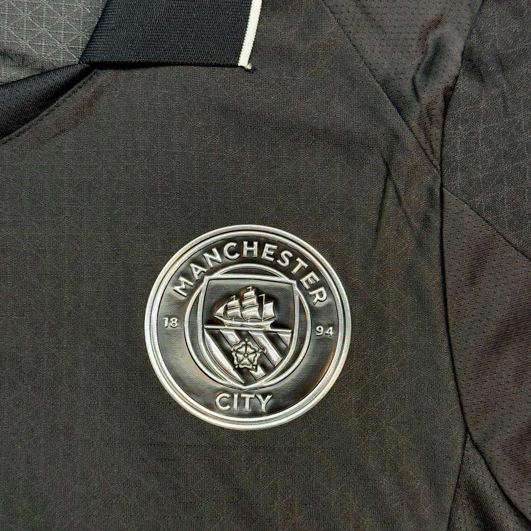 HAALAND #9 Játékos Manchester City Idegenbeli Soccer Mez 2025/26 Fekete